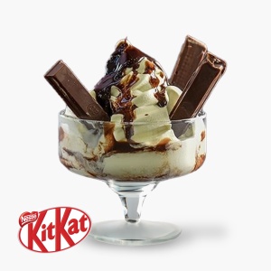 Inghetata KitKat cu napolitana crocanta, Antica Gelateria del Corso vascheta 2715g - Img 1