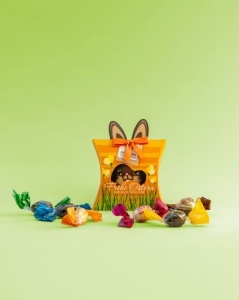 Oua de ciocolata Orange Bunny Peters 120g - Img 2