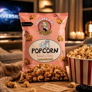 Popcorn glazurat dulce si sarat, Serano 90g - Img 2