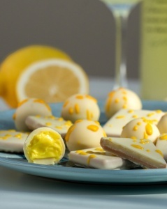 Praline artizanale cu Limoncello si ciocolata alba Peters 62g - Img 3