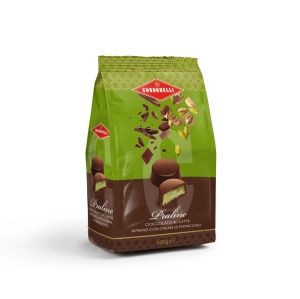 Praline ciocolata cu lapte si crema de fistic, fara gluten, Condorelli 130g