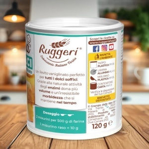 Preparat pentru deserturi cu enzime naturale si vanilie Migliora Dolci, Ruggeri 120g - Img 2