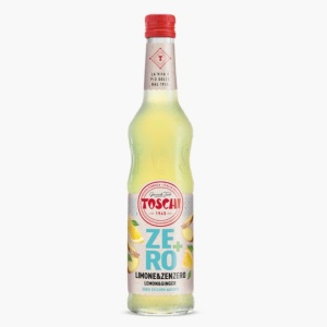 Sirop de lamaie si ghimbir Zero, fara zahar adaugat Toschi, 560ml
