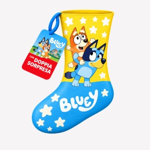 Soseta Maxi cu dulciuri si cu surprize Bluey, Dolfin 235g