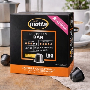 Cafea capsule compatibile Nespresso Bar Caffe Motta (100 buc/cutie) - Img 2