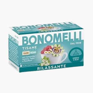 Ceai cu musetel si infuzie din plante, pentru relaxare, Bonomelli