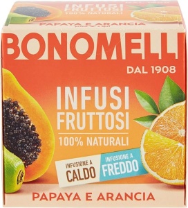 Ceai de papaya si portocala, 100% natural, fara cofeina, Bonomelli - Img 4