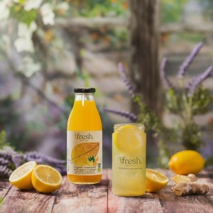 Concentrat organic pentru limonada cu agave, lamaie si ghimbir, B-FRESH 1L - Img 2