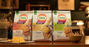 Cuore Crackers biscuiti crocanti cu naut si seminte de chia, 170g - Img 2