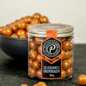Migdale caramelizate cu caramel sarat Peters 100g - Img 2