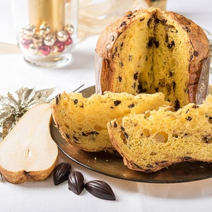 Mini Panettone Pere și Ciocolată, Vergani 100g - Img 2