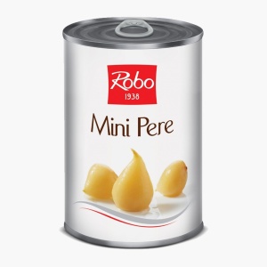 Mini pere in sirop 420g, Robo (decor)