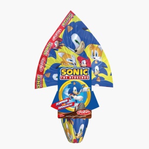 Ou de ciocolata Sonic, cu surprize, fara gluten, Dolfin 220g