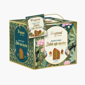 Panettone Dubai cu Ciocolata cu Crema de Fistic Vergani 800g