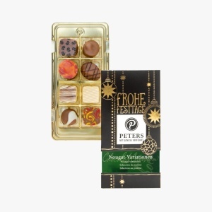 Praline Artizanale Nougat Festive Peters 100g - Img 1