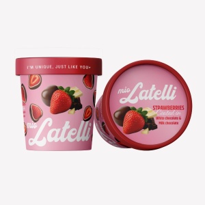 Strawberries Milk & White Chocolate Mio Latelli 140g