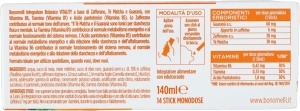 Supliment natural de baut cu guarana, șofran, vitamina B6, tiamină, Vitality Bonomelli 140 ml - Img 4