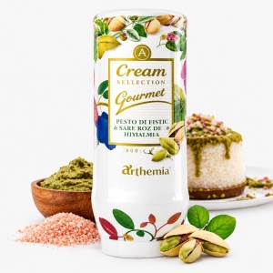 Topping gourmet pesto de fistic si sare roz de Himalaya fara gluten, Arthemia 800g