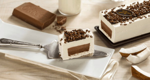 Tort de inghetata Trancio cu Cocos si Ciocolata cu lapte Antica Gelateria del Corso 400g  - Img 2