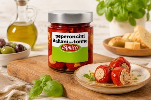 Ardei umpluti cu ton D'Amico 190g - Img 2