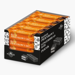 Baton de turta dulce cu ciocolata si crema de portocala Kopernik 47g - Img 2