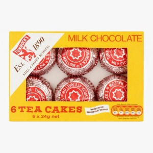 Biscuiti cu ciocolata Tunnocks Tea Cakes Milk Chocolate 6x24g - Img 1