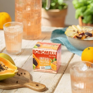 Ceai de papaya si portocala, 100% natural, fara cofeina, Bonomelli - Img 5