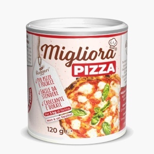 Coadjuvant enzimatic natural pentru pizza și focaccia, Migliora® Pizza, Ruggeri 120g