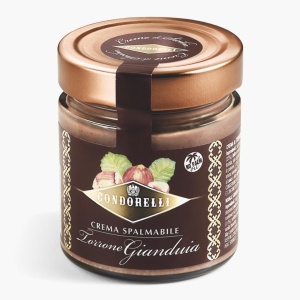 Crema tartinabila de ciocolata si alune de padure Torrone Gianduia, Condorelli 190g