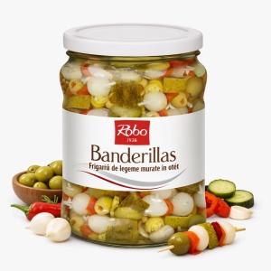 Frigărui de legume murate în oțet Banderillas Robo 1800g