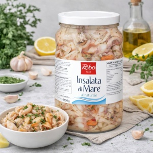 Fructe de mare Insalata di Mare al naturale Robo 1650g - Img 2