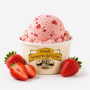 Inghetata de capsuni, sorbet vegan, Antica Gelateria del Corso vascheta 2.690g