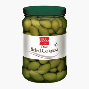 Masline verzi Belle di Cerignola in saramura 1550g Robo
