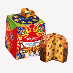 Mini Panettone Clasic cu fructe confiate, Vergani 100g