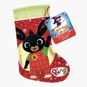 Mini Sosete cu dulciuri și surpriză, diverse personaje, Dolfin 50g