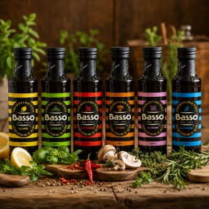 Pachet ulei de masline extravirgin aromatic, Basso (6 x 250ml) - Img 2
