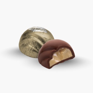 Praline de ciocolata cu lapte si crema de caramel sarat Condorelli 1kg