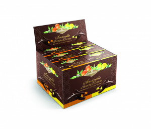 Scorzette de portocala si lamaie confiate cu ciocolata neagra, fara gluten 80g, Condorelli - Img 2