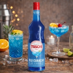 Sirop cu aroma de Blu Curacao Toschi 1L - Img 2