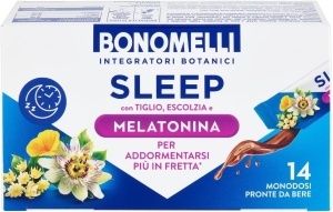 Supliment natural de baut cu melatonina, floarea pasiunii si tei, Sleep Bonomelli 140 ml - Img 2