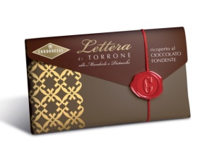 Torrone italian cu migdale, fistic si ciocolata, fara gluten, Condorelli 100g