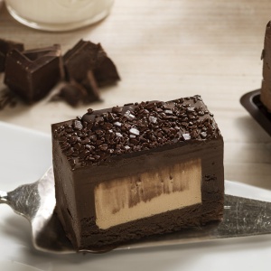 Tort de inghetata Trancio cu ciocolata si cafea. Antica Gelateria del Corso 400g (8 portii) - Img 2