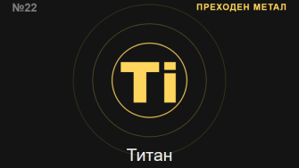Титан (Ti) — химичен елемент №22