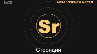 Стронций (Sr) — химичен елемент №38