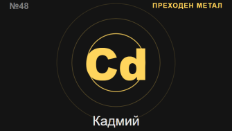 Кадмий (Cd) — химичен елемент №48