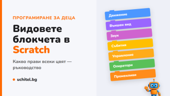Как се работи със Scratch: видовете блокчета за програмиране
