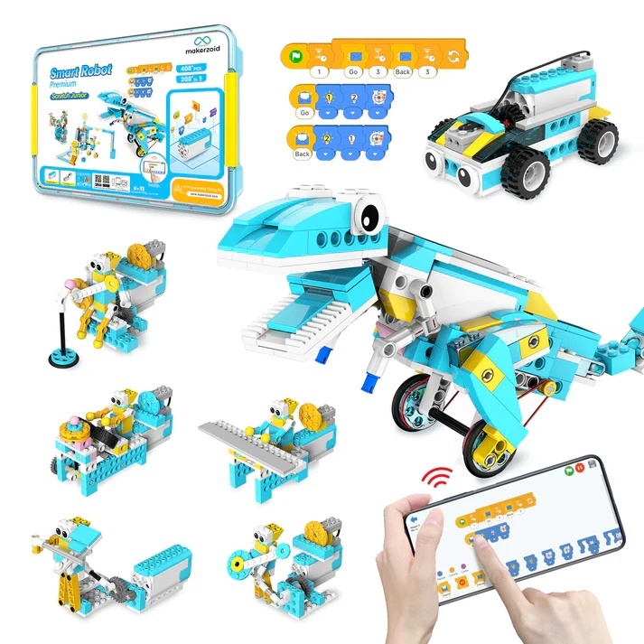 Smart Robot Premium 200-в-1 – STEM Комплект за Програмиране и Конструиране