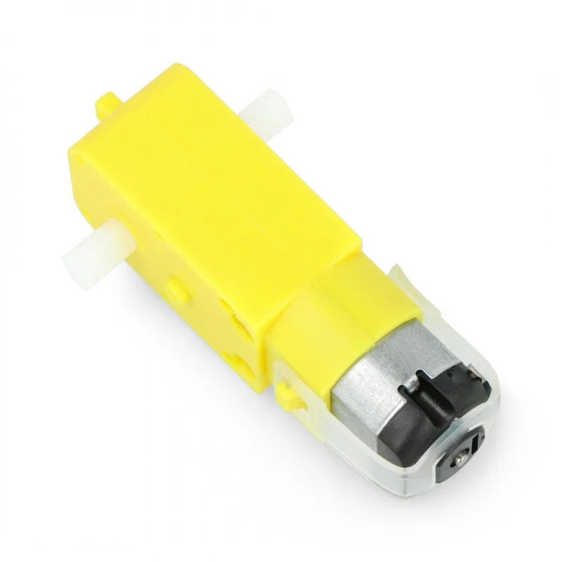 Motor DC cu reductor 1:48, 3-6V, ax dublu, 200 RPM