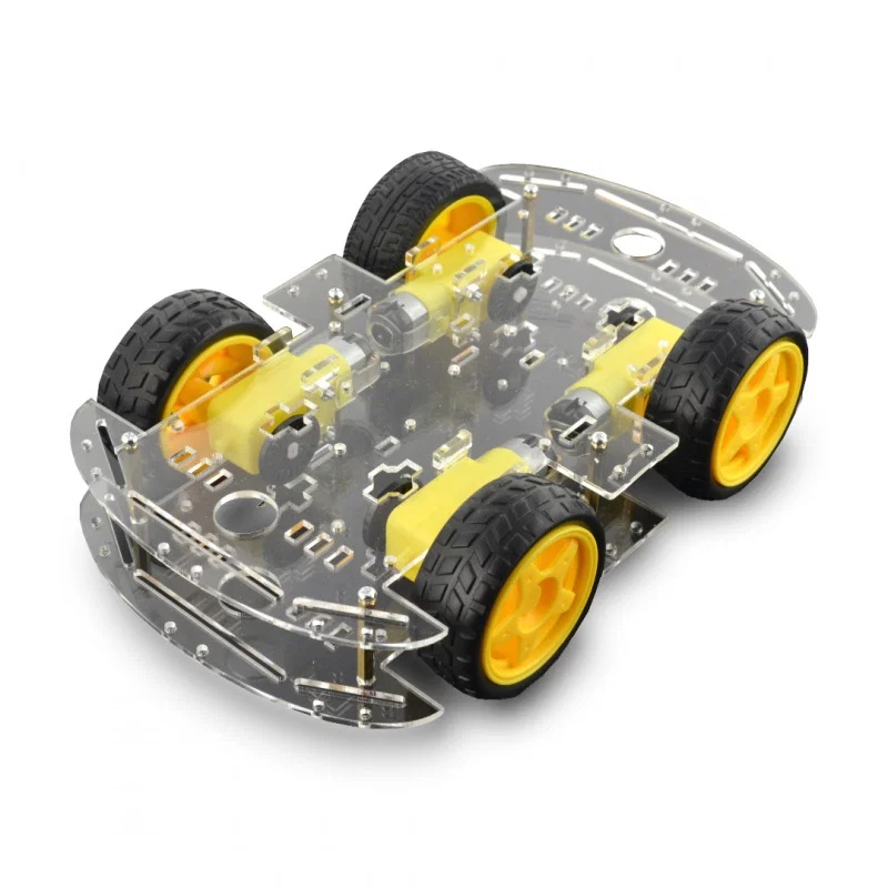 Шаси правоъгълно 4WD с DC мотори