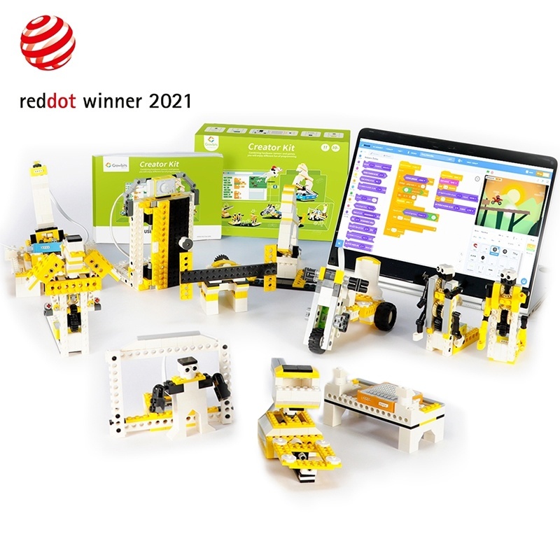 Crowbits Creator Kit с Arduino - магнитни модули и блоково програмиране